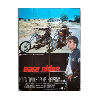 Affiche 120x160 cm easy rider biker harley davidson moto