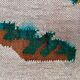 Vintage rose kilim rug 170x240cm shabby wool and silk, boho medium 2544