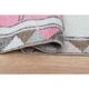 1970s Human Motif Turkish Vintage Oushak Handmade Wool Runner 92x327