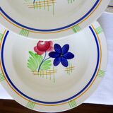 Set of 4 deep plates from Gien Robinson 210605