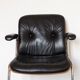 Fauteuil Martin Stoll - Giroflex - cuir noir
