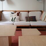 Bamboo & cannage sofa