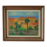 "Coastal Town" by Willy Lindeberg