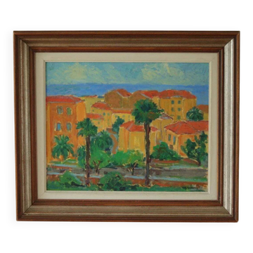 "Coastal Town" by Willy Lindeberg