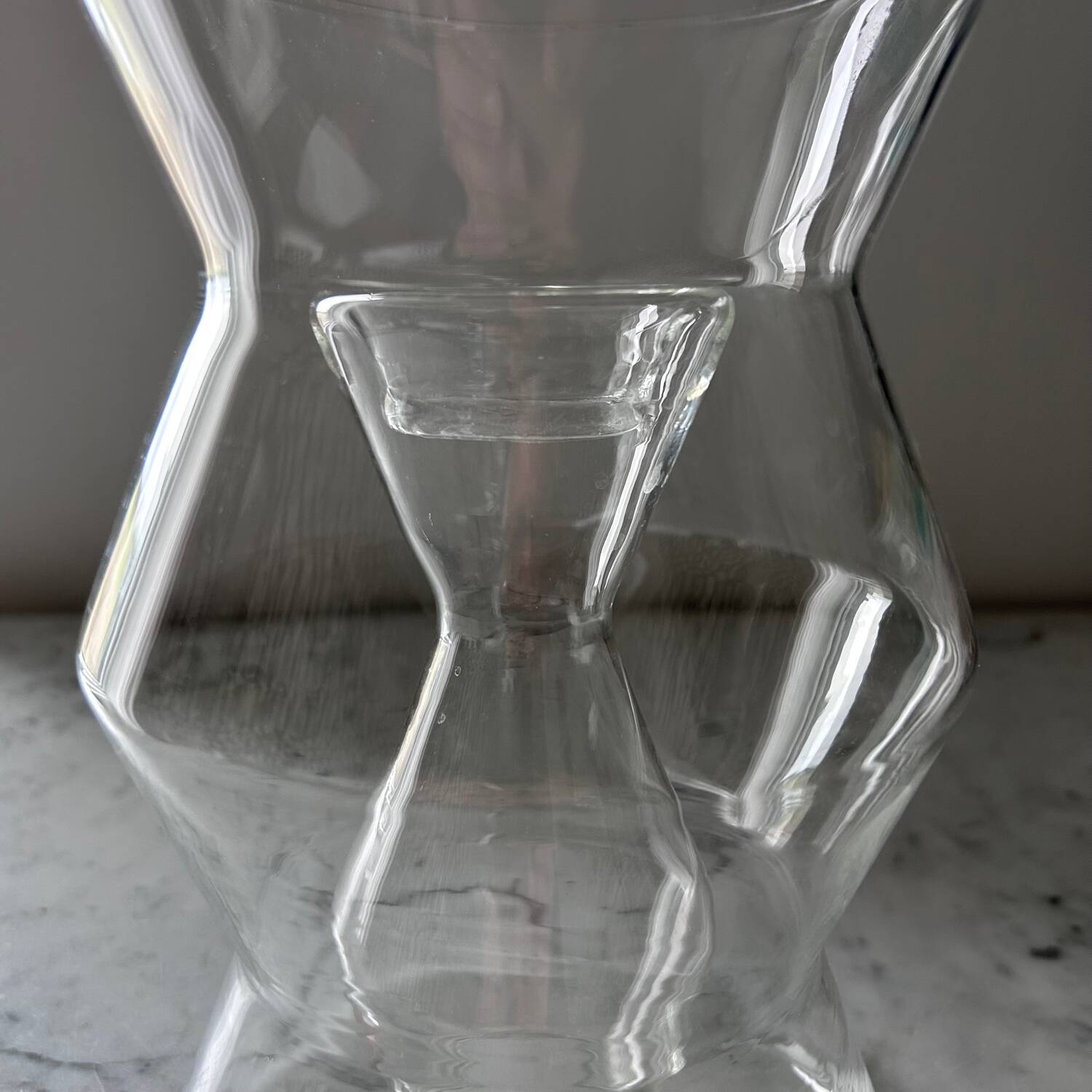 Habitat designer glass candle holder