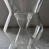 Habitat designer glass candle holder