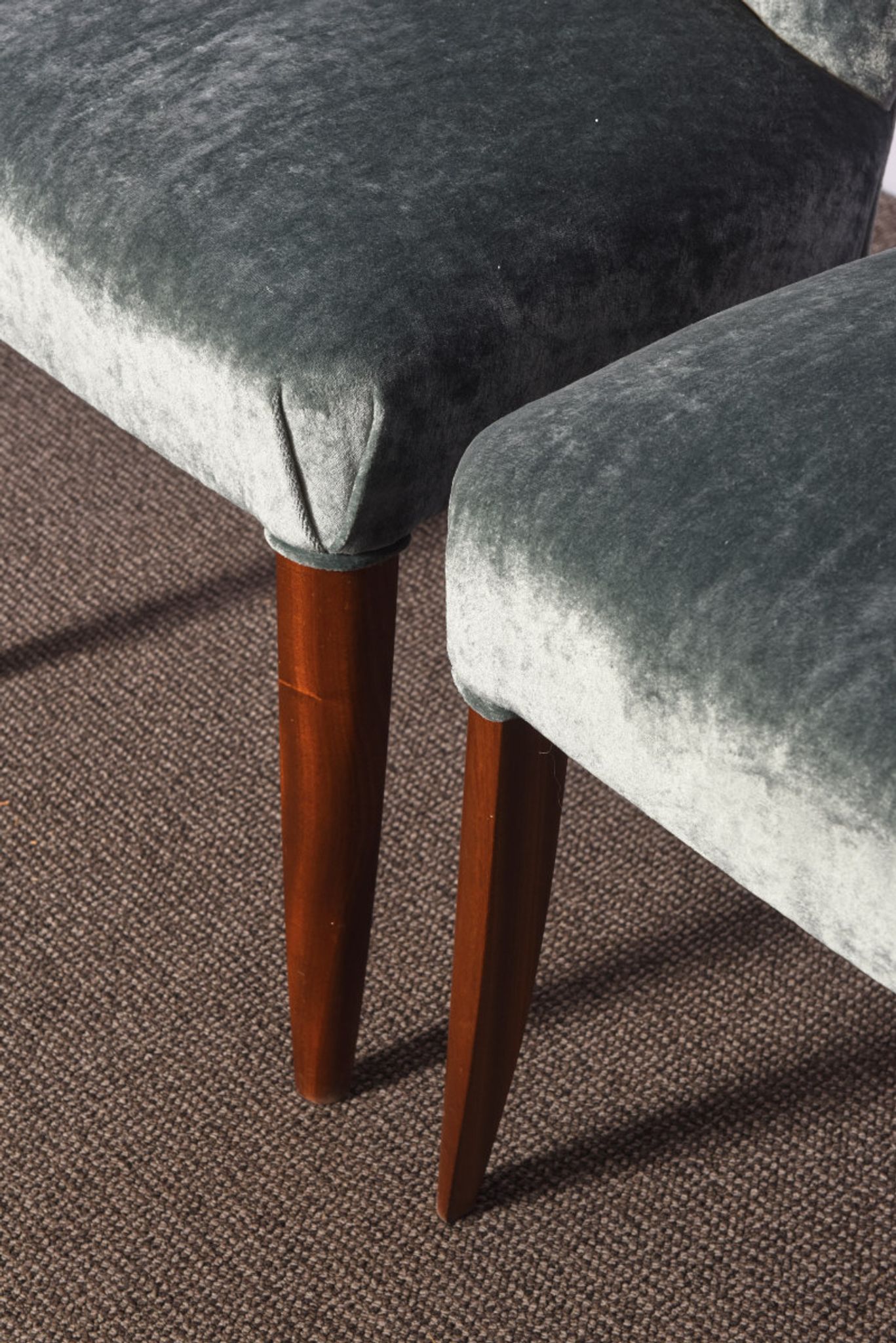 Set de 3 chaises art déco 1930s