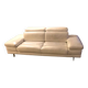 White leather sofa