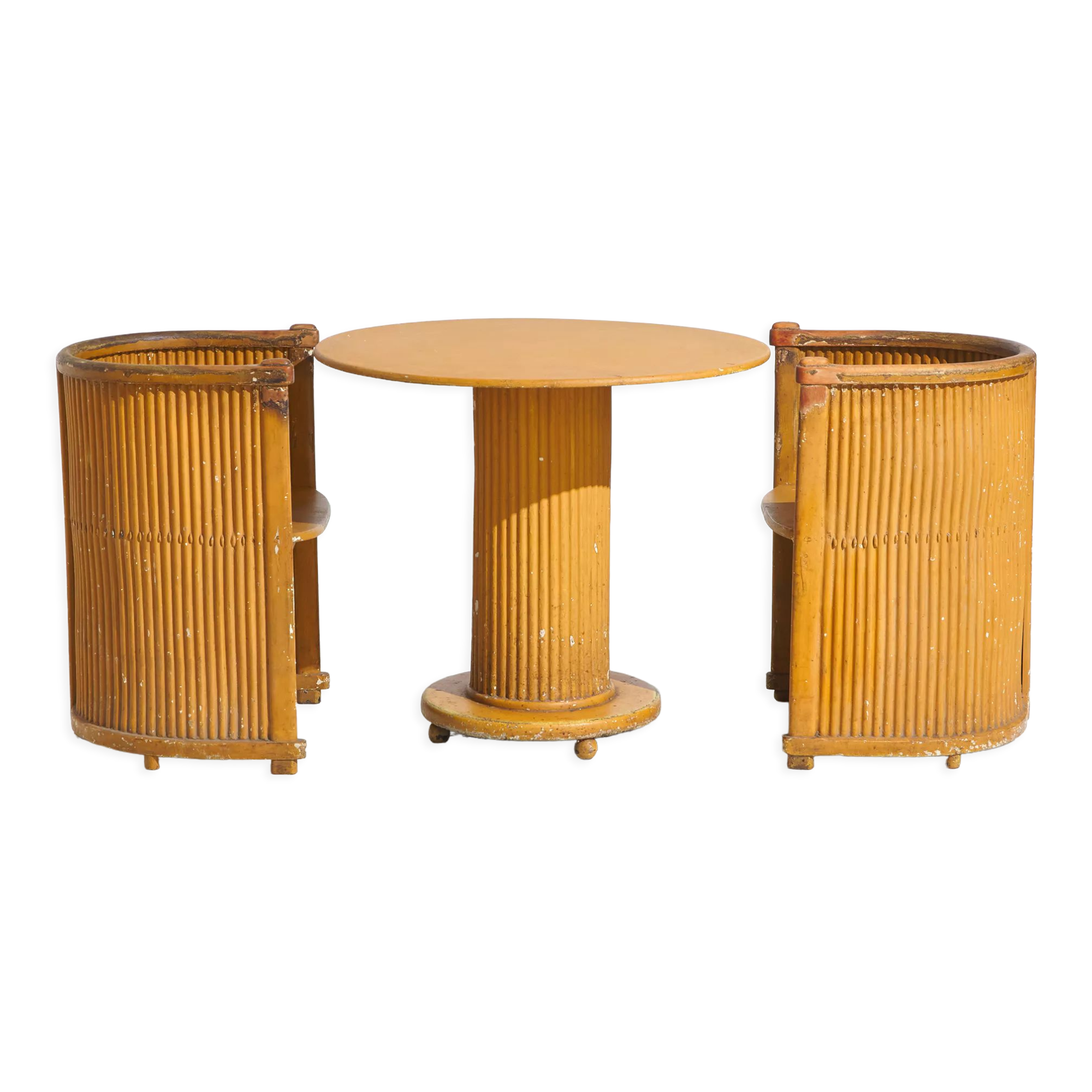 Art nouveau set by hans günther reinstein, set of 3