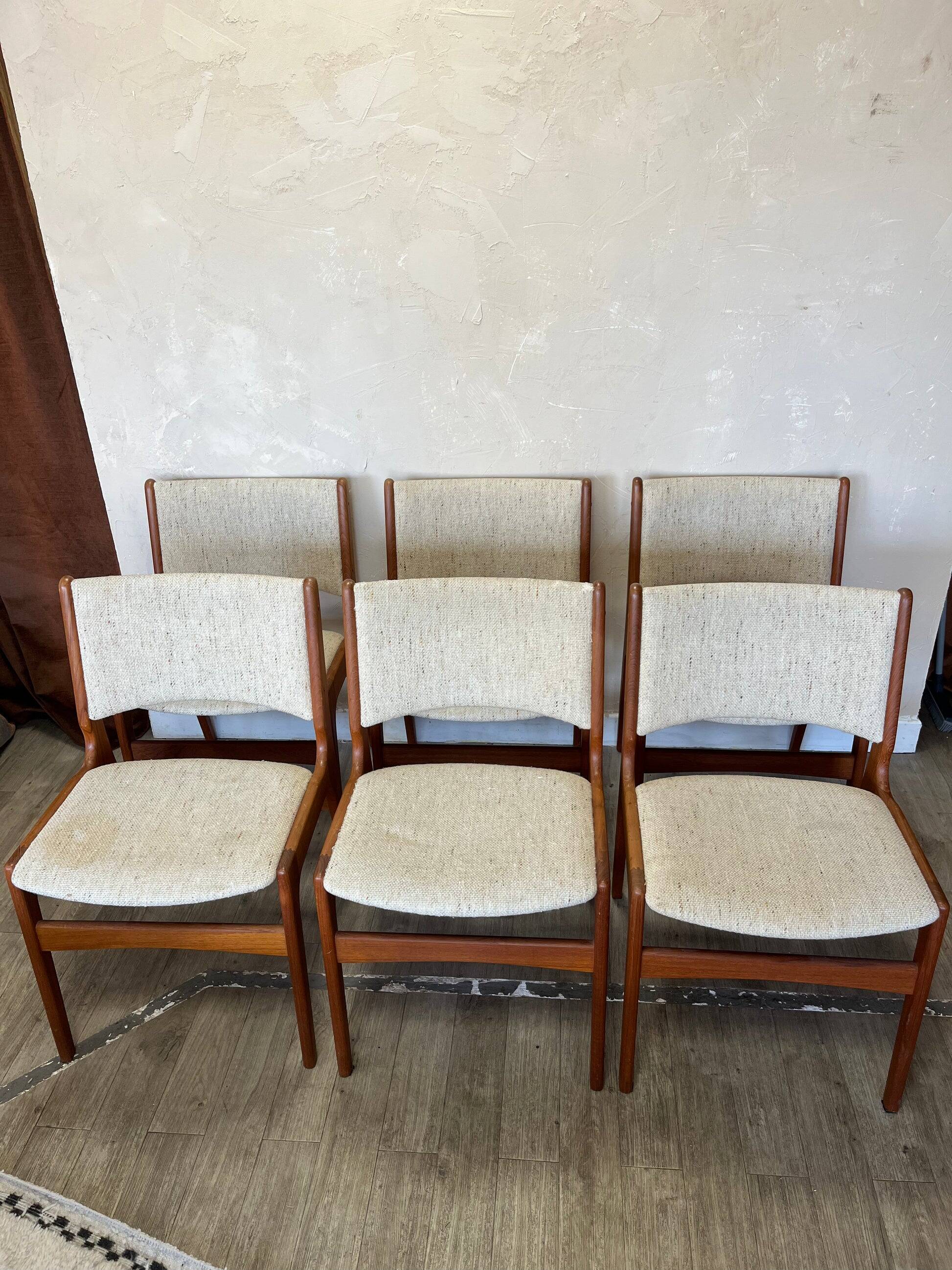 Scandinavian chairs Erik Buck 1960