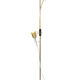 Francesco Fois by Goffredo Reggiani, brass floor lamp from 1974