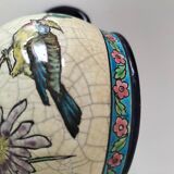 Antique two-handled cup – Authentic Longwy enamels