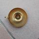 Bougeoir rond laiton vintage