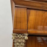 Biedermeier Commode in Cherry Veneer and Brass, Germany, 1820s