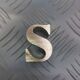 Lettre métal " s "