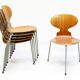Six Ant Chairs in Teak by Arne Jacobsen for Fritz Hansen