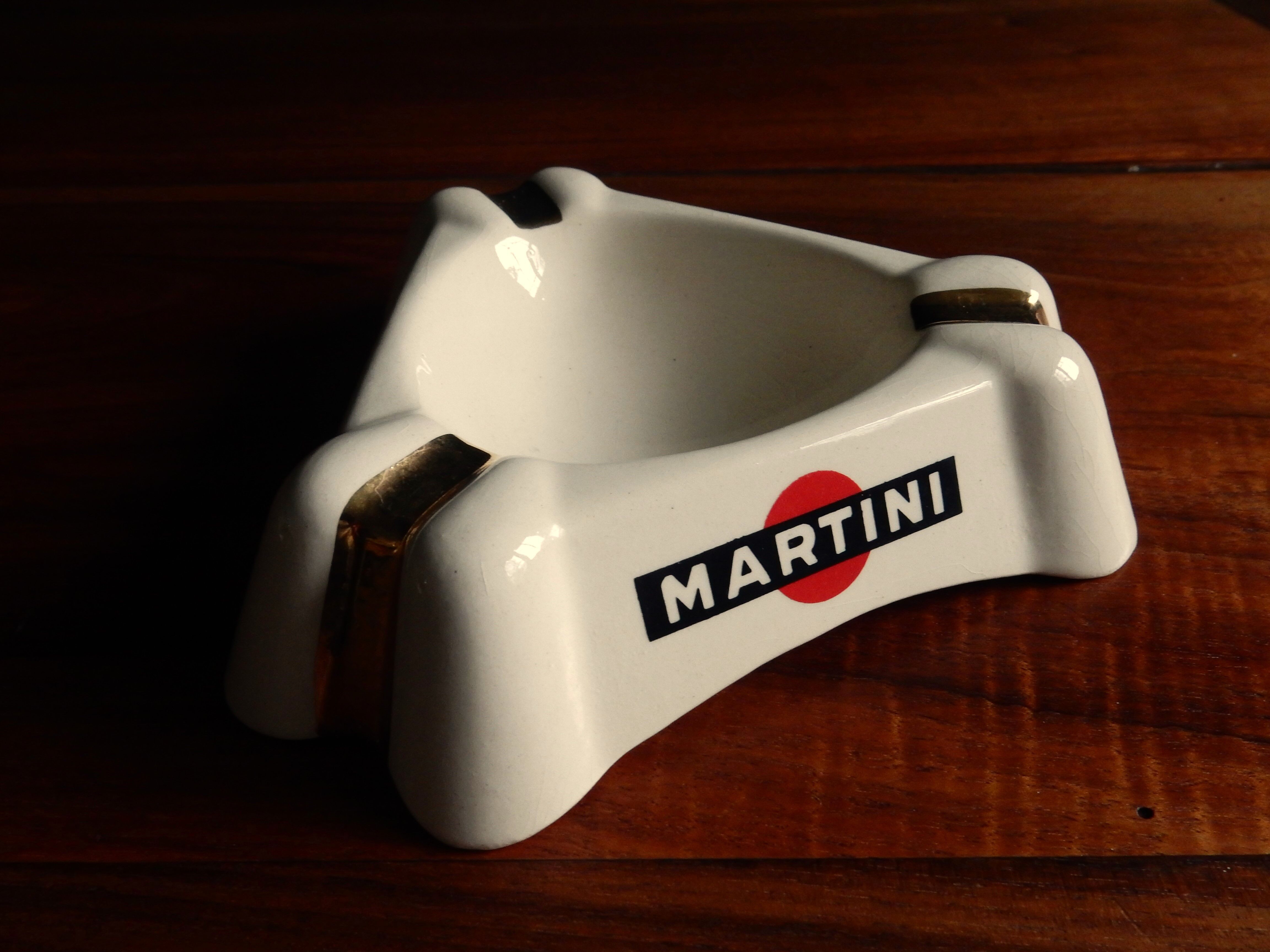 Martini Badonviller advertising ashtray