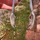 Vintage silver-plated sugar tongs by Gundart – Filigree decoration