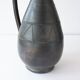 Vintage Handmade Black Pottery Vase from Bisalhaes, 1960's