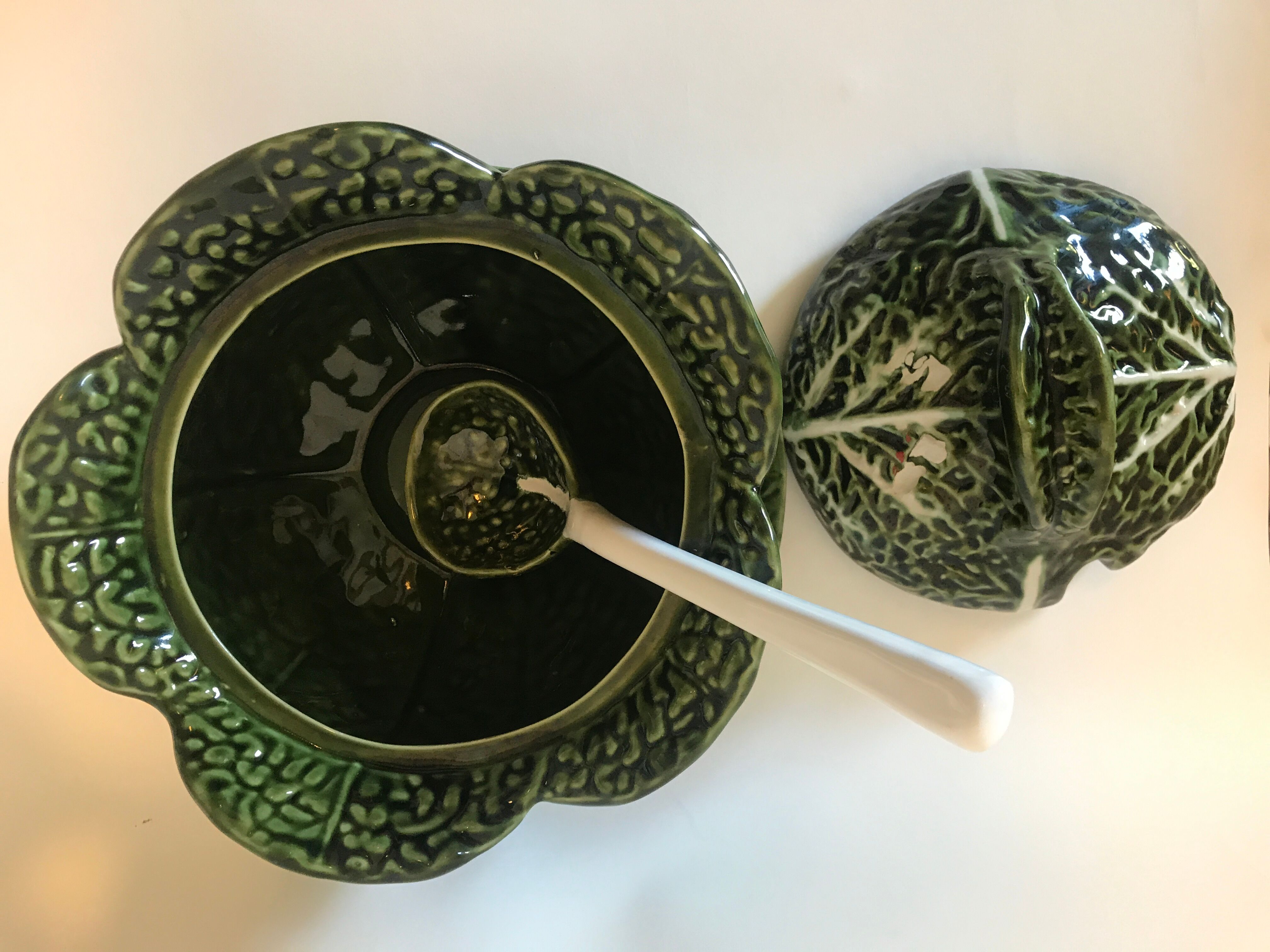 Soup dabbling cabbage shape