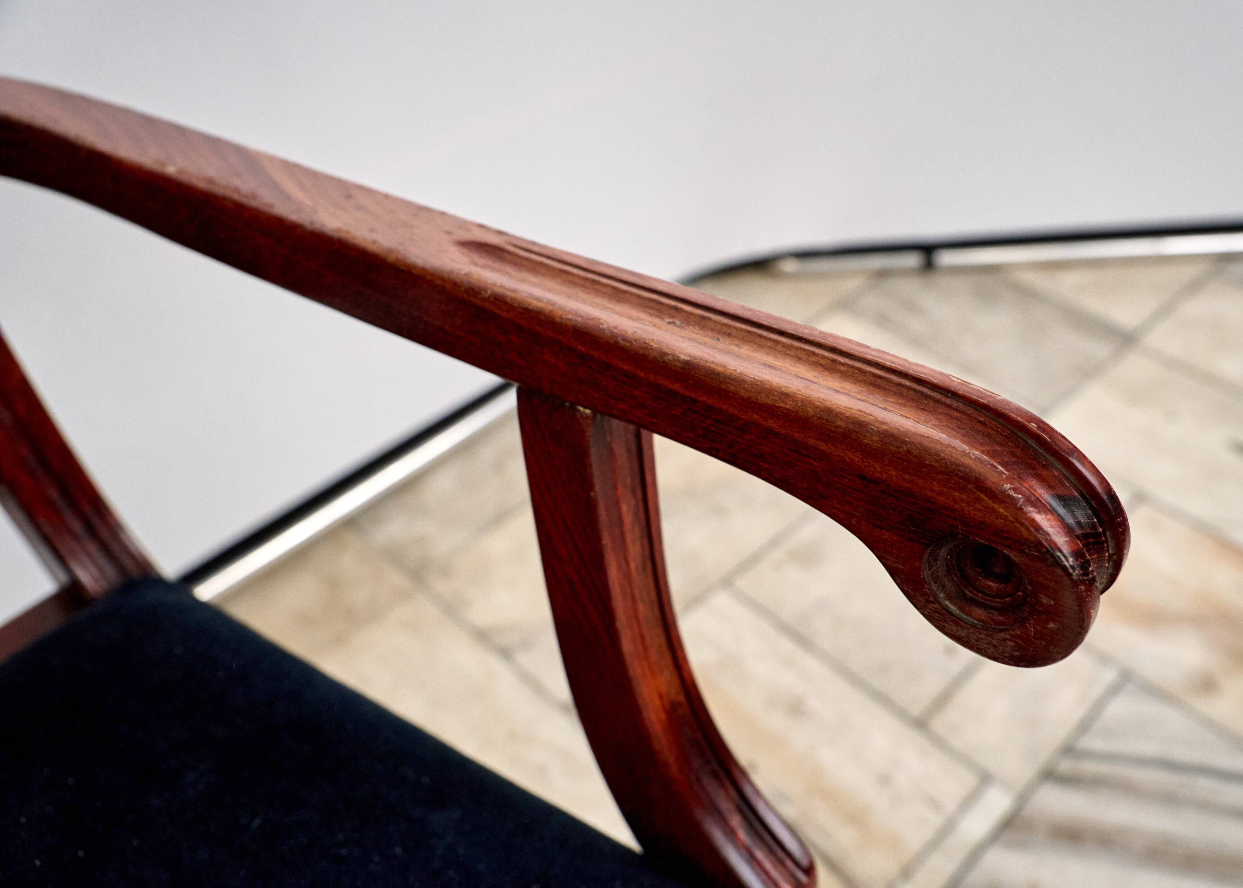 Set of 7 Eclectic Style Chairs FAMEG Radomsko, 1970s/80s