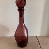 Biot glass carafe