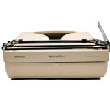 Machine à écrire Remington Monarch De Luxe crème révisée ruban neuf