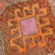 3X10 Peach Orange Turkish Runner Rug, 88x306Cm