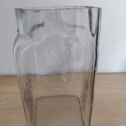 Vase, old jar in blown glass