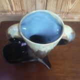 Zoomorphic ram vase 50 60 tripod