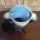 Zoomorphic ram vase 50 60 tripod