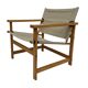 Vintage safari chair 1970's design easy chair