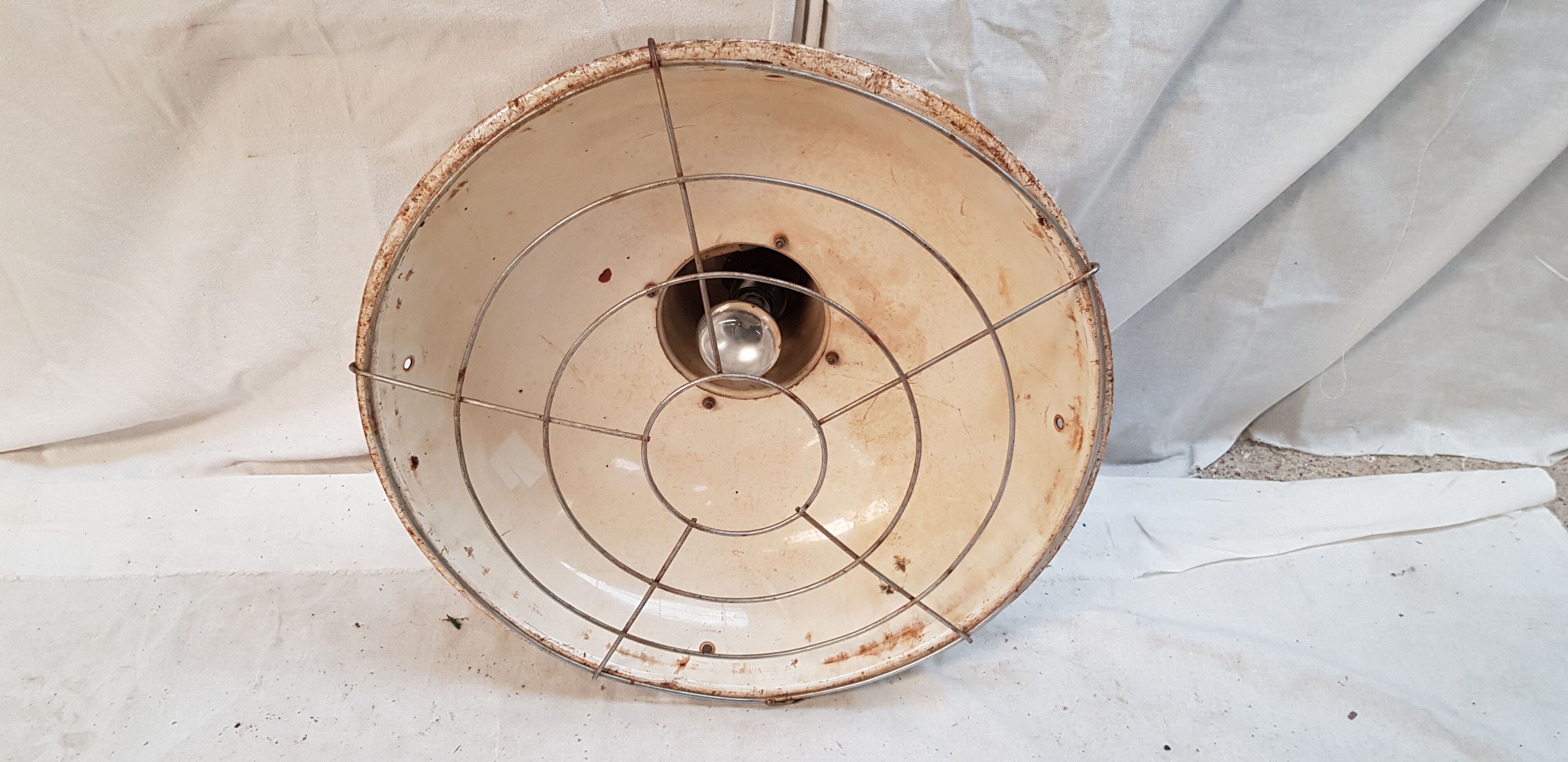 Old industrial lamp