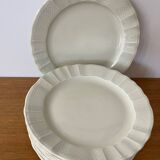 Set 8 assiettes dessert ivoire Bernardeau B&C