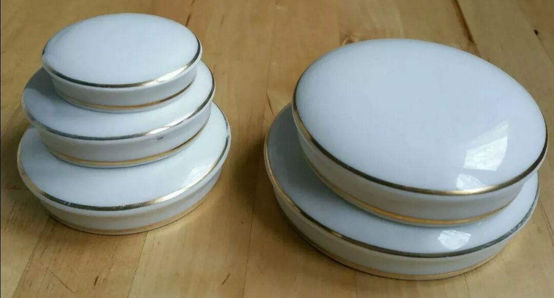 Spice pots Porcelain Birds