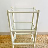 Off-white Bakelite shelf by Makio Hasuike for Gedy 1970