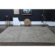 1970s Vintage Persian Handmade Wool Cotton Orange Area Rug 243x314