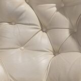 Fauteuil en cuir Karaté Michel Cadestin, 1970s