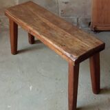 Brutalist oak bench 90 cm