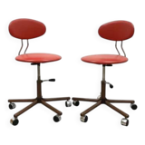 Retro swivel chairs Kovona, 1970s (set of 2)