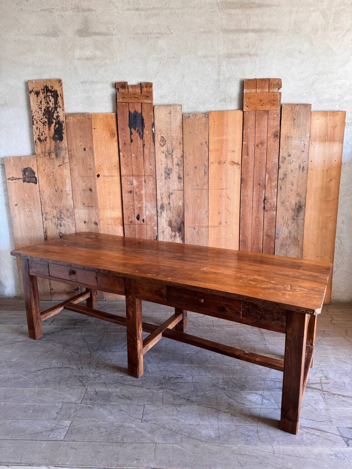 Farmhouse table for 10 people