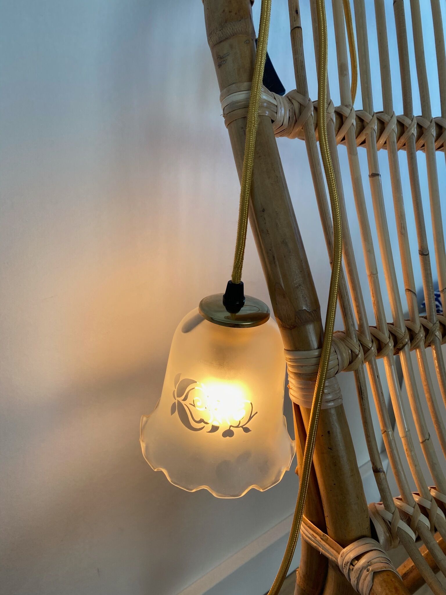 Vintage golden cord balladeuse