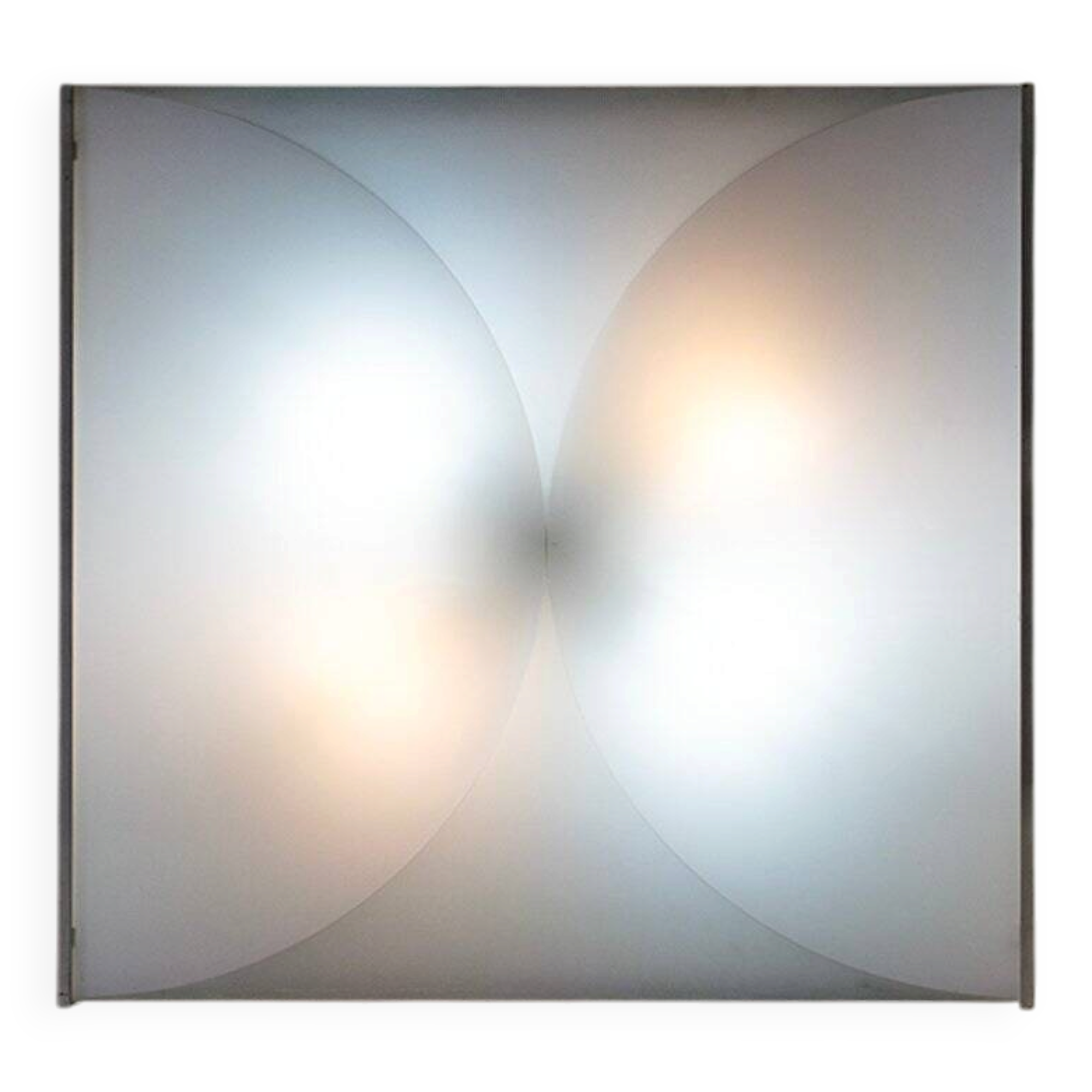 Large wall lamp Clessidra in glass by Bobo Piccoli for Fontana Arte, 1970s