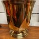 Christofle champagne bucket, gilded metal, twisted model.