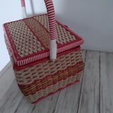 vintage wicker box/box