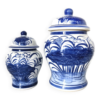 Two porcelain vases Thailand