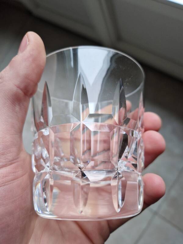 Saint Louis Crystal - Set of 6 Manhattan model whisky glasses