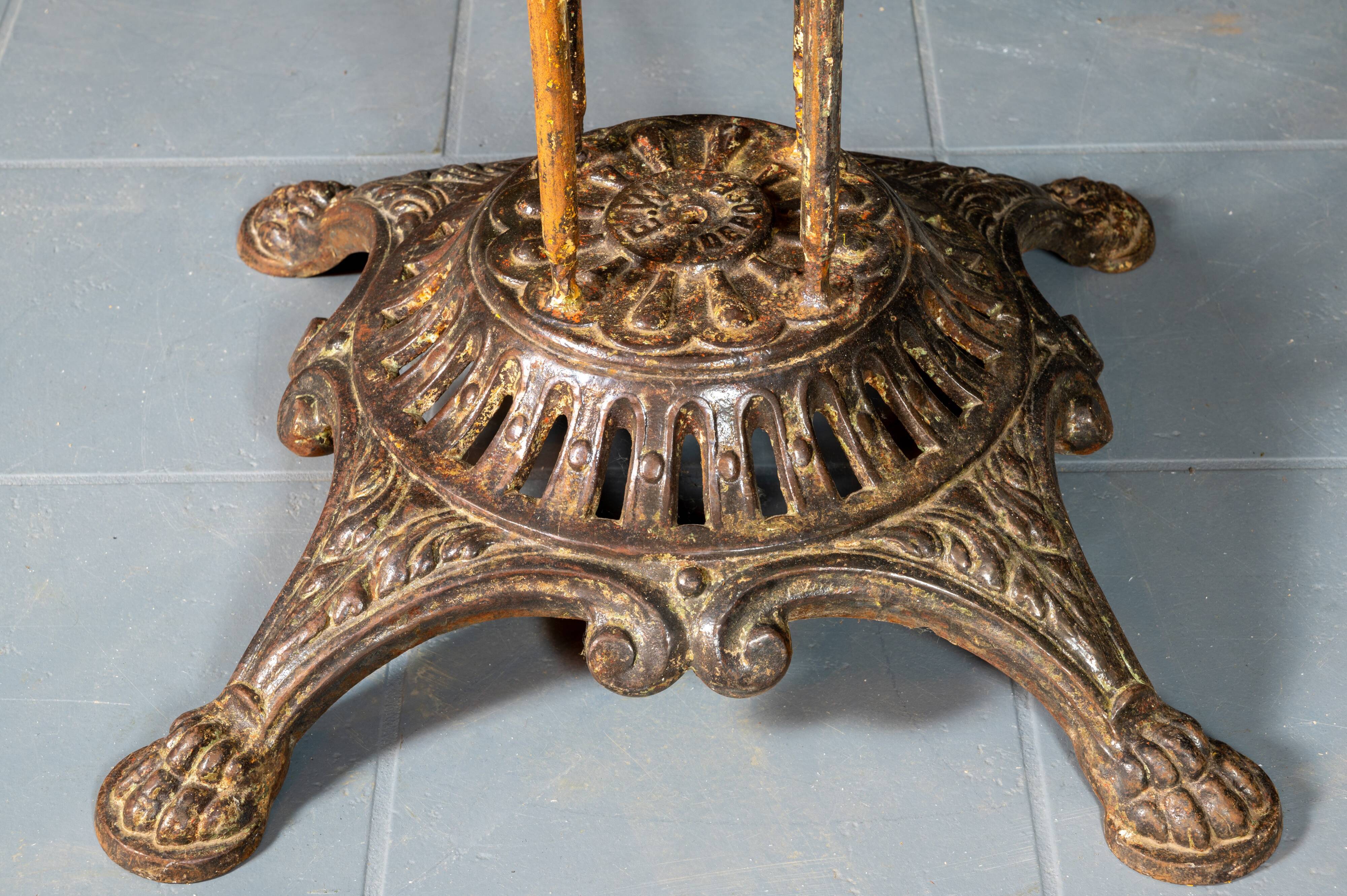 Antique French table E.W. Depose