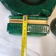Vintage 70's Desk Set in Green Alabaster Malachite - 3 Pieces - Ita
