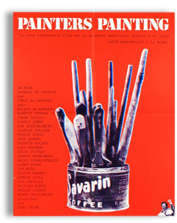 Affiche originale 1973 Painters Painting,Jackson Pollock,Andy Warol,Willem De Kooning — Beyit